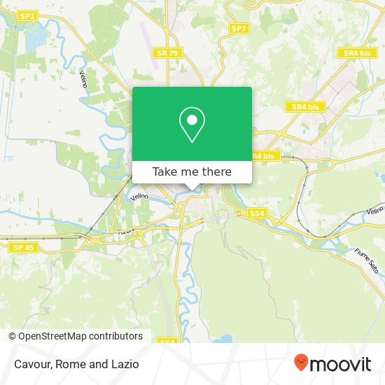 Cavour map