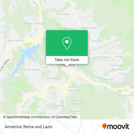 Amatrice map