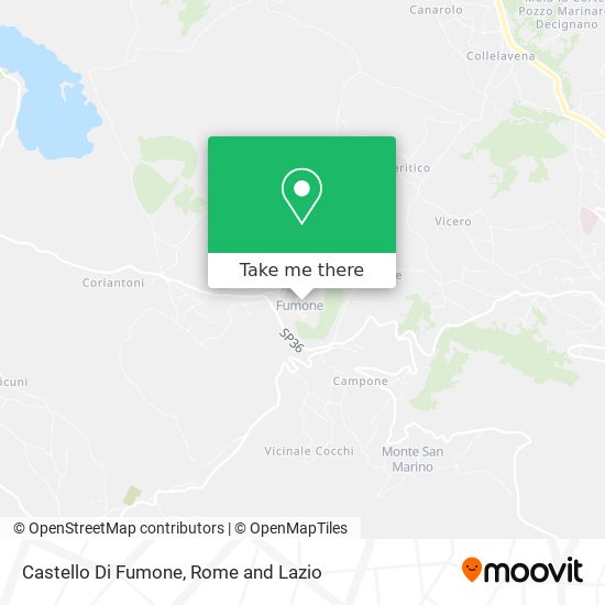 Castello Di Fumone map