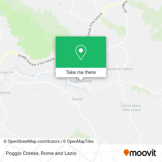 Poggio Corese map