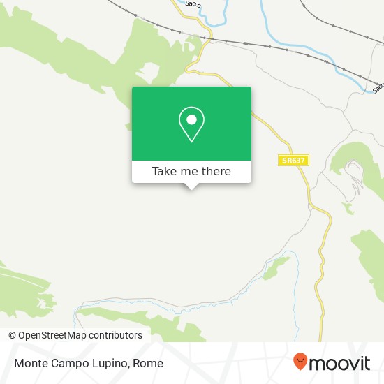 Monte Campo Lupino map