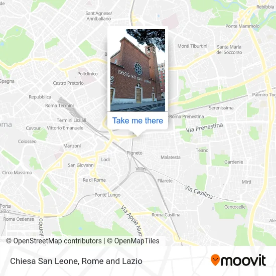 Saint Leone Church map