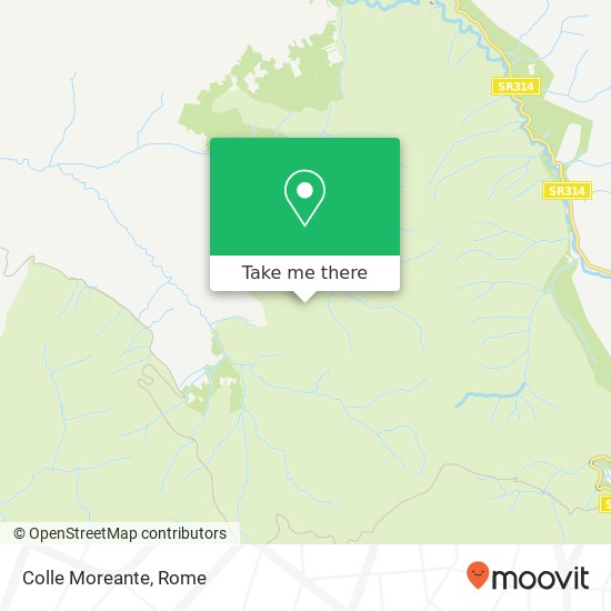Colle Moreante map