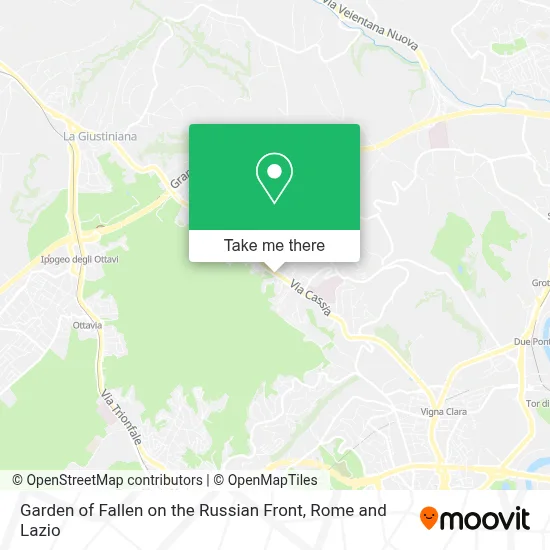 Garden of Fallen on the Russian Front map