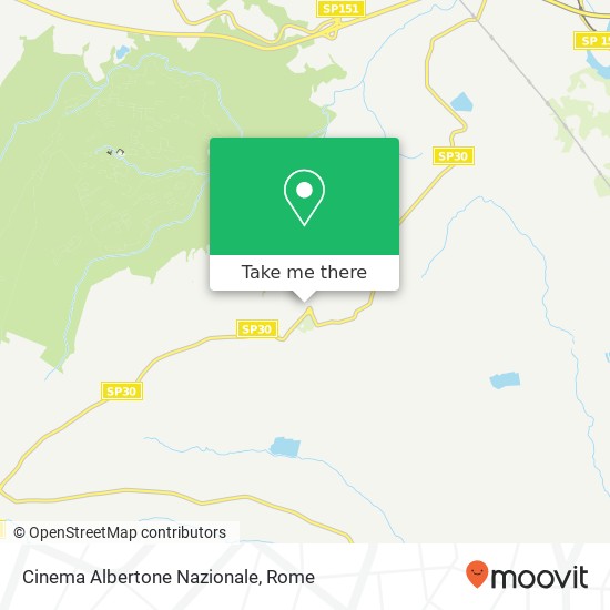 Cinema Albertone Nazionale map
