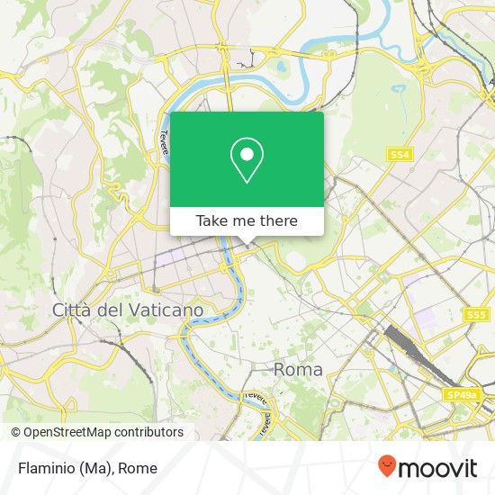 Flaminio (Ma) map