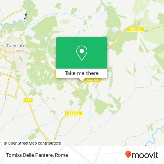 Tomba Delle Pantere map