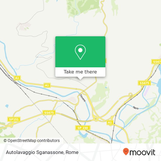 Autolavaggio Sganassone map