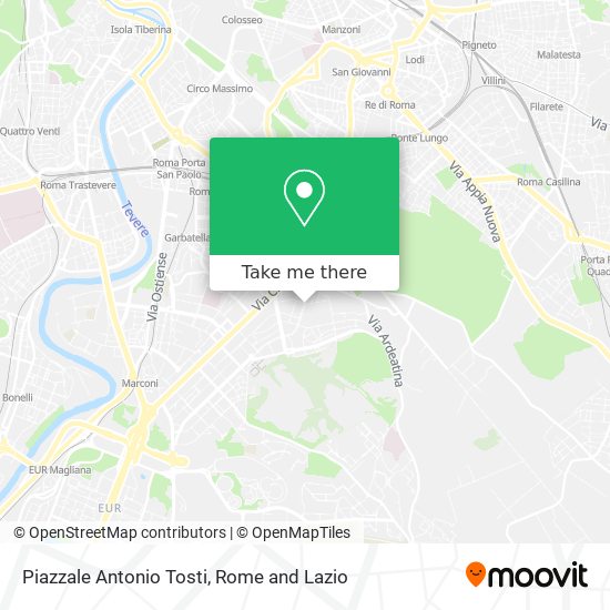Piazzale Antonio Tosti map