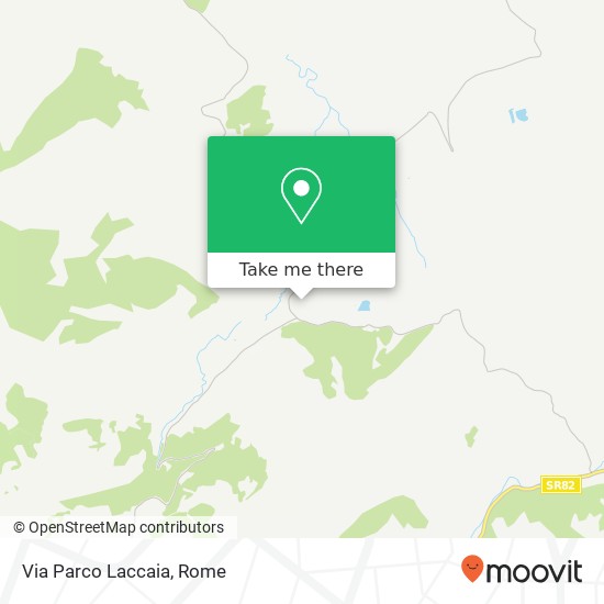 Via Parco Laccaia map