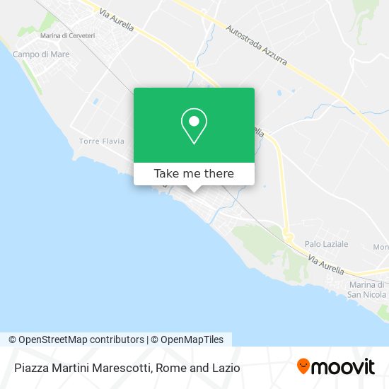 Piazza Martini Marescotti map