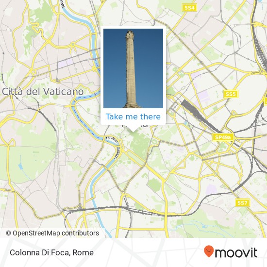 Colonna Di Foca map