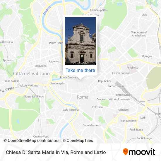 Church of Santa Maria in Via map