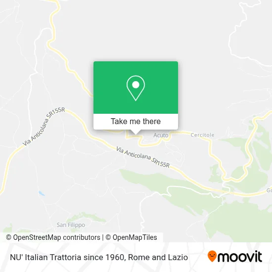 NU' Italian Trattoria since 1960 map