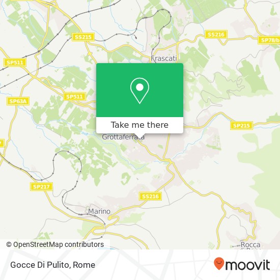 Gocce Di Pulito map