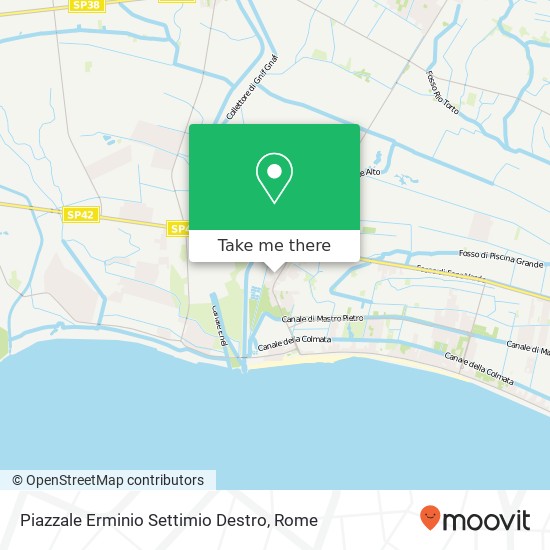 Piazzale Erminio Settimio Destro map