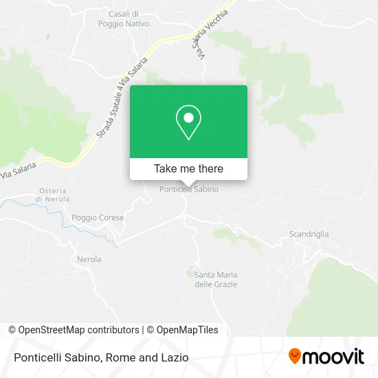 Ponticelli Sabino map