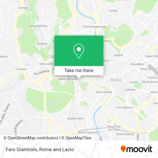 Janiculum Lighthouse map