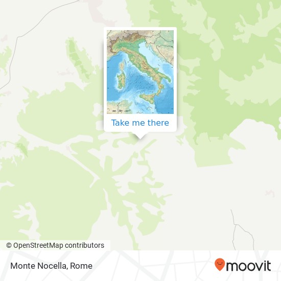 Monte Nocella map