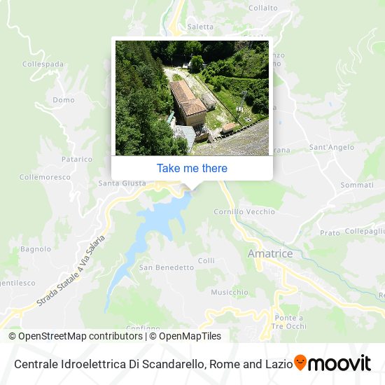 Centrale Idroelettrica Di Scandarello map