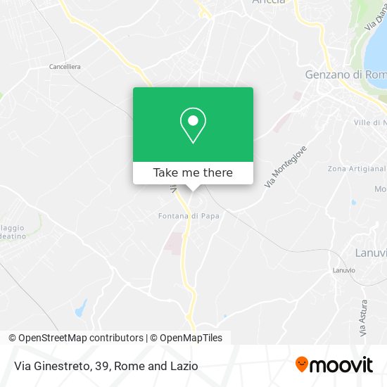Via Ginestreto, 39 map