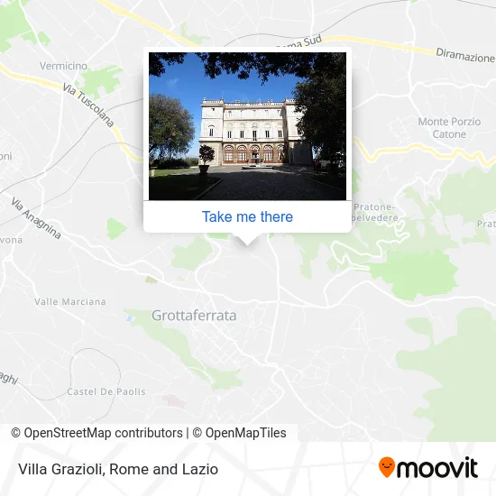 Villa Grazioli map