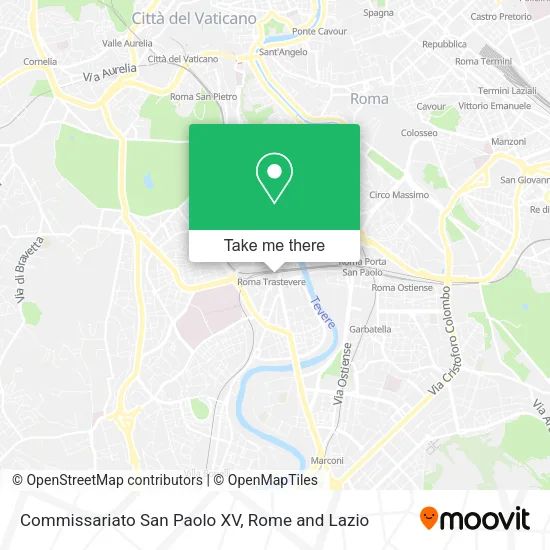 Commissariato San Paolo XV map