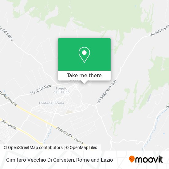 Cimitero Vecchio Di Cerveteri map