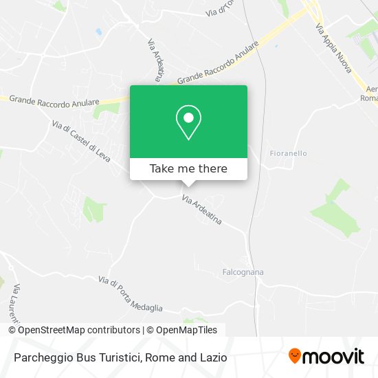 Parcheggio Bus Turistici map