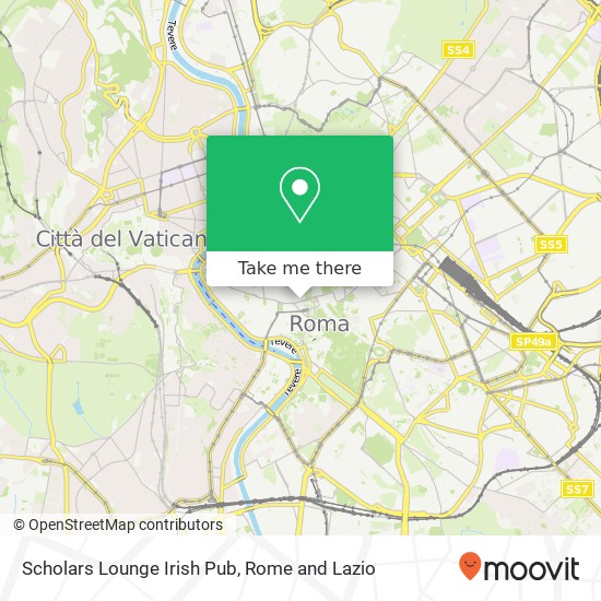 Scholars Lounge Irish Pub map