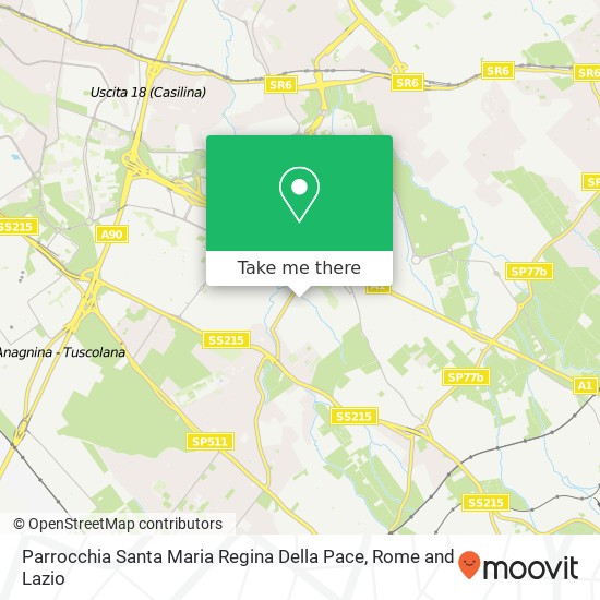 Parrocchia Santa Maria Regina Della Pace map