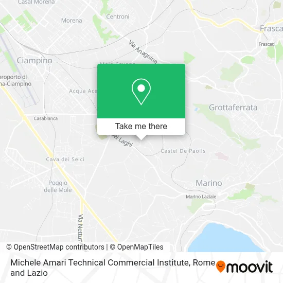 Michele Amari Technical Commercial Institute map