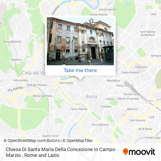 Chiesa Di Santa Maria Della Concezione In Campo Marzio map