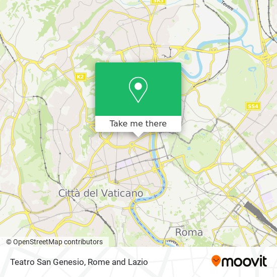 Teatro San Genesio map