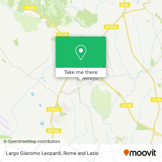 Largo Giacomo Leopardi map