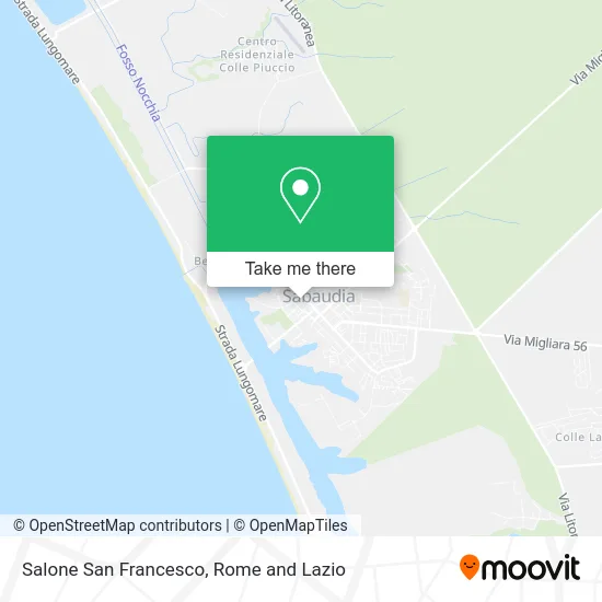 San Francesco Hall map