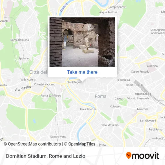 Domitian Stadium map