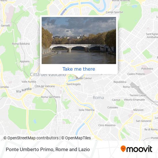 Ponte Umberto Primo map