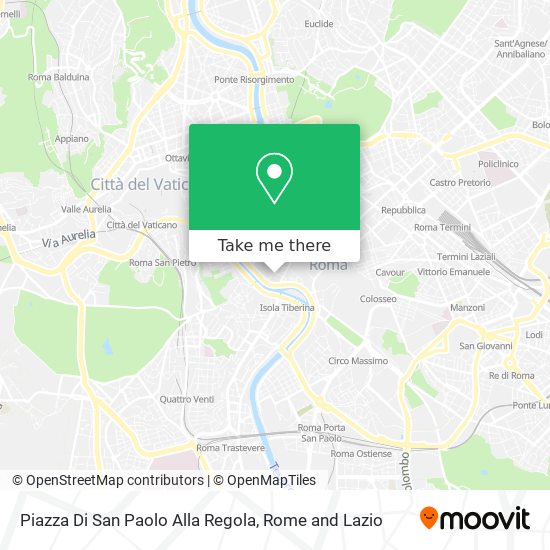 Piazza Di San Paolo Alla Regola map