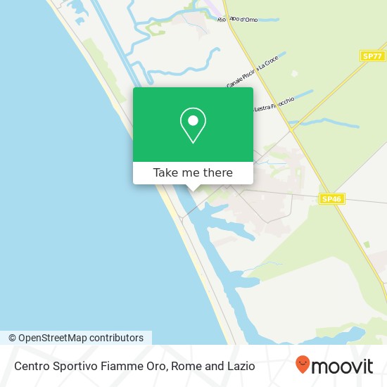 Centro Sportivo Fiamme Oro map