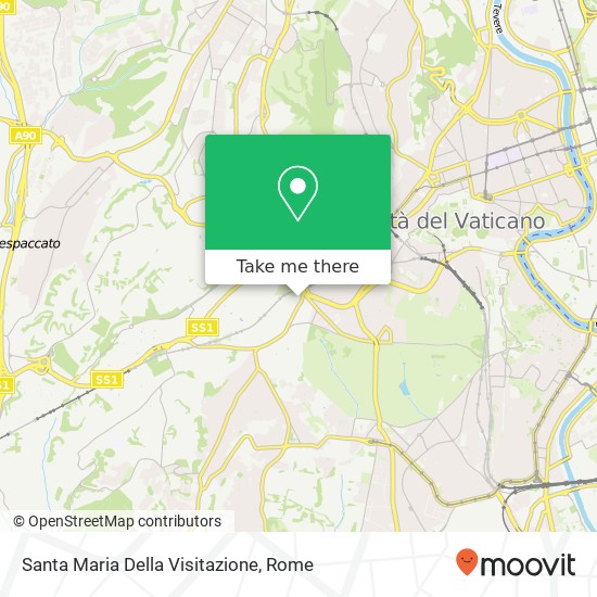 Santa Maria Della Visitazione map