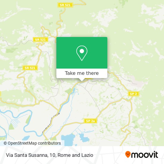 Via Santa Susanna, 10 map