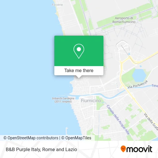 Purple Italy Bed and Breakfast map