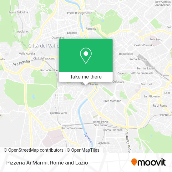 Pizzeria Ai Marmi map
