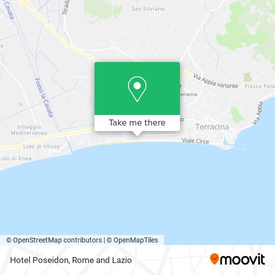 Hotel Poseidon map