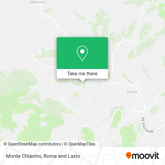 Monte Chiavino map