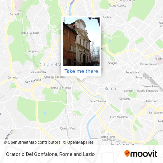 Oratorio Del Gonfalone map