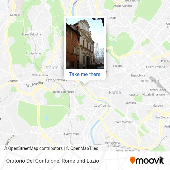 Oratorio Del Gonfalone map