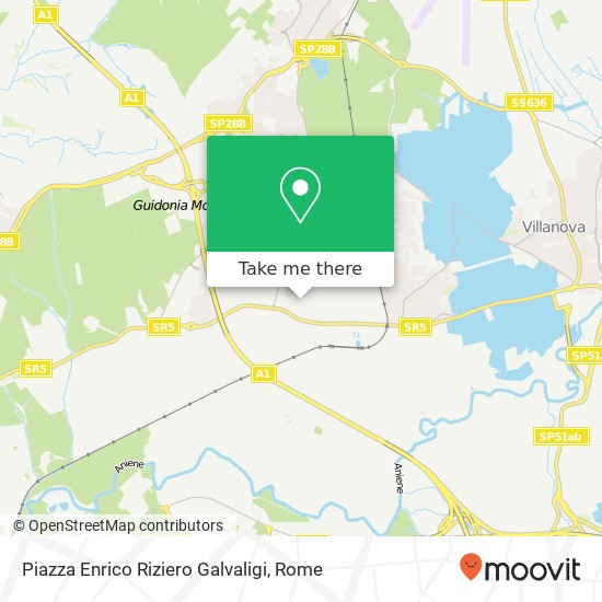 Piazza Enrico Riziero Galvaligi map