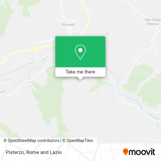 Pisterzo map